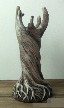 Dryad – Vase décoratif créatif en forme de tronc d'arbre, décoration de maison, salon, fleur artisanale en résine
