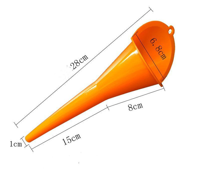 Embudo multifuncional de boca larga, embudo de aceite de plástico, embudo de combustible para motocicleta y coche