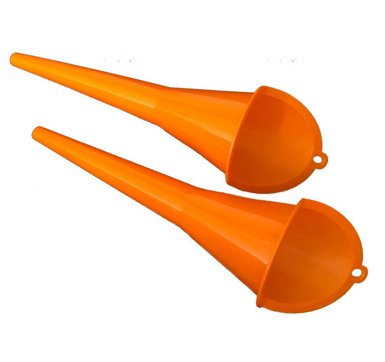 Embudo multifuncional de boca larga, embudo de aceite de plástico, embudo de combustible para motocicleta y coche