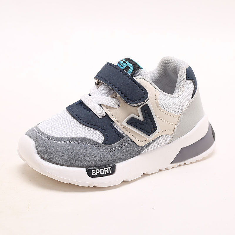 Chaussures de sport pour enfants de printemps et d'automne, chaussures en filet, chaussures de course