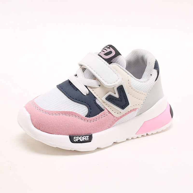 Chaussures de sport pour enfants de printemps et d'automne, chaussures en filet, chaussures de course