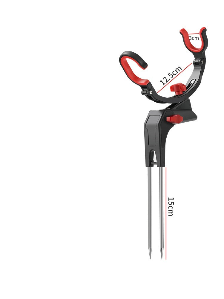 Soporte ajustable para caña de pescar, soporte plegable Universal para caña de pescar, accesorios de pesca, 360 grados
