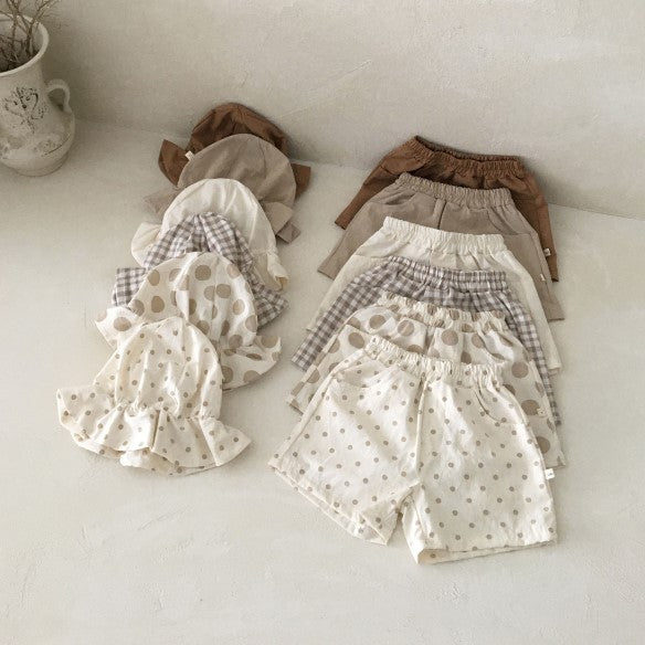 Vêtements d'été pour bébé, short décontracté en coton et lin pour bébé, fin et confortable