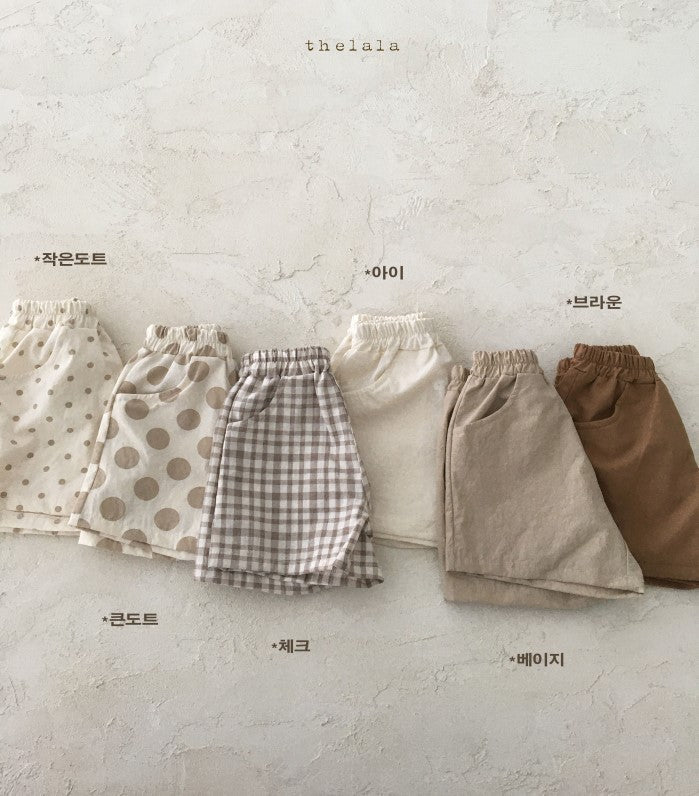 Vêtements d'été pour bébé, short décontracté en coton et lin pour bébé, fin et confortable