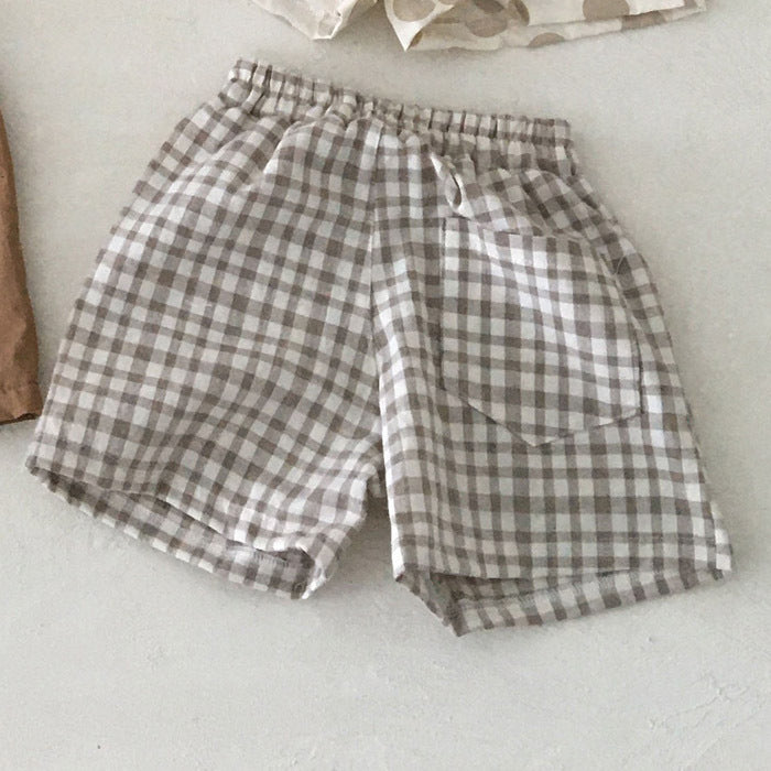Vêtements d'été pour bébé, short décontracté en coton et lin pour bébé, fin et confortable