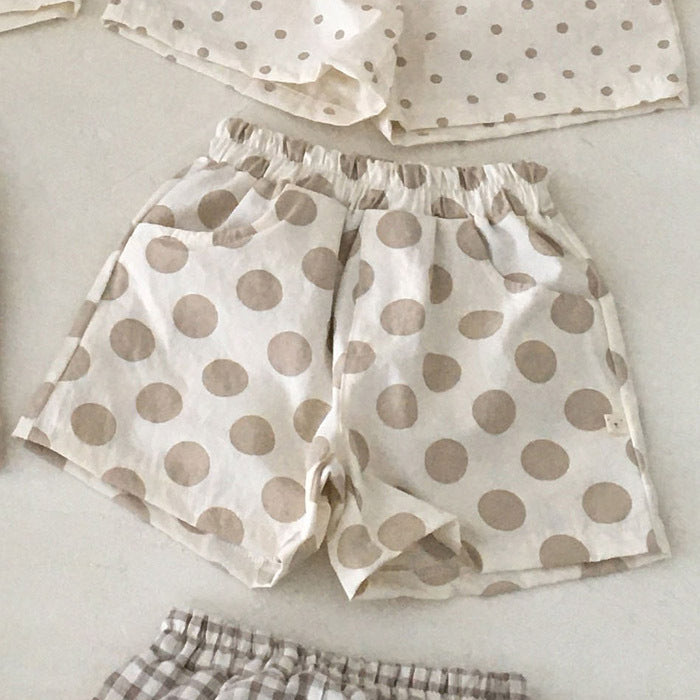 Vêtements d'été pour bébé, short décontracté en coton et lin pour bébé, fin et confortable