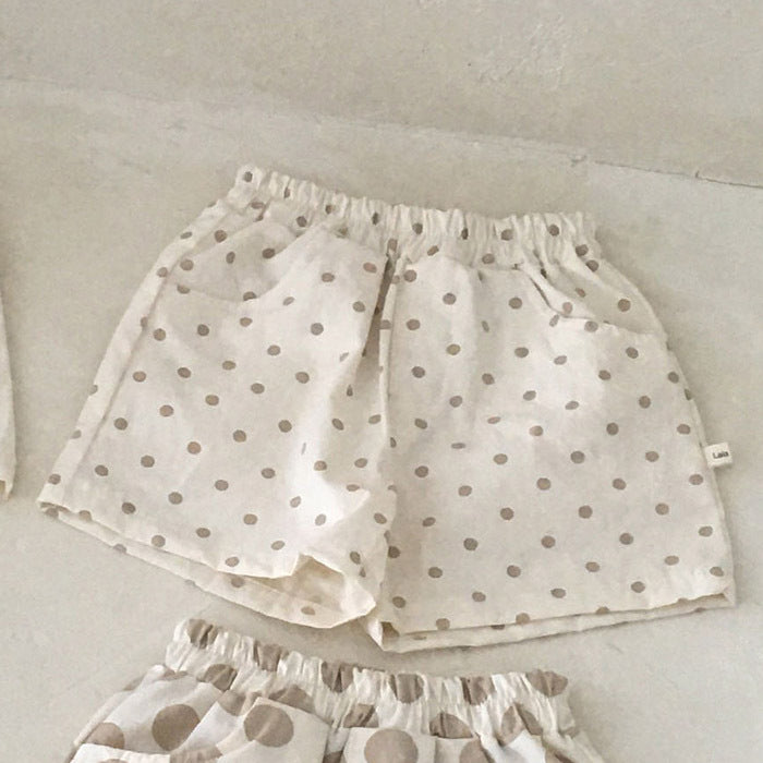 Vêtements d'été pour bébé, short décontracté en coton et lin pour bébé, fin et confortable