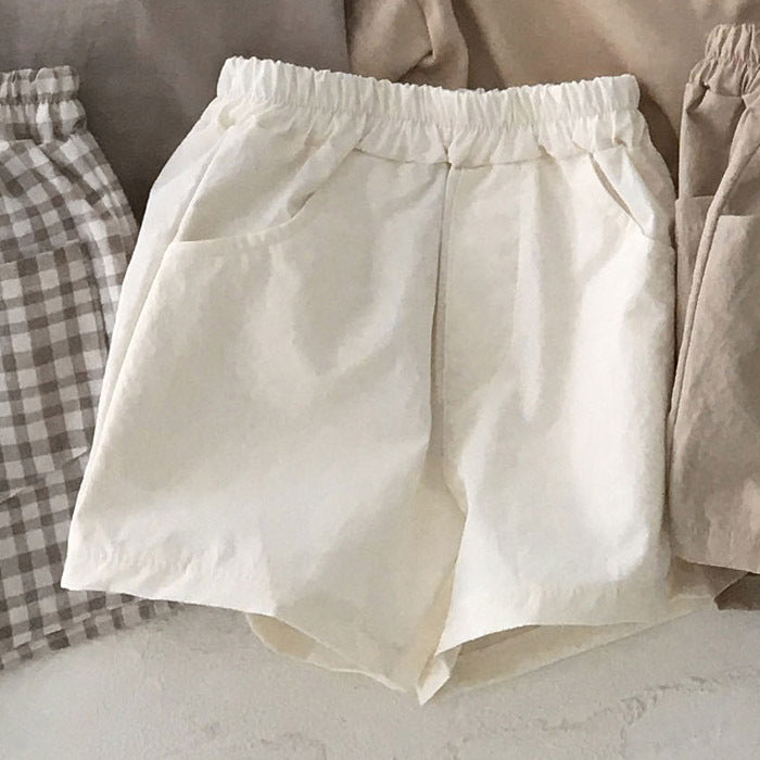 Vêtements d'été pour bébé, short décontracté en coton et lin pour bébé, fin et confortable
