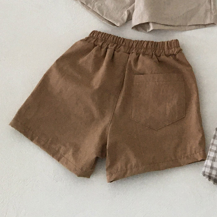 Vêtements d'été pour bébé, short décontracté en coton et lin pour bébé, fin et confortable