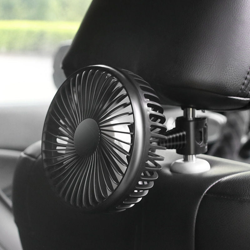 Mini ventilador eléctrico creativo para coche de un solo cabezal de uso General para coche familiar