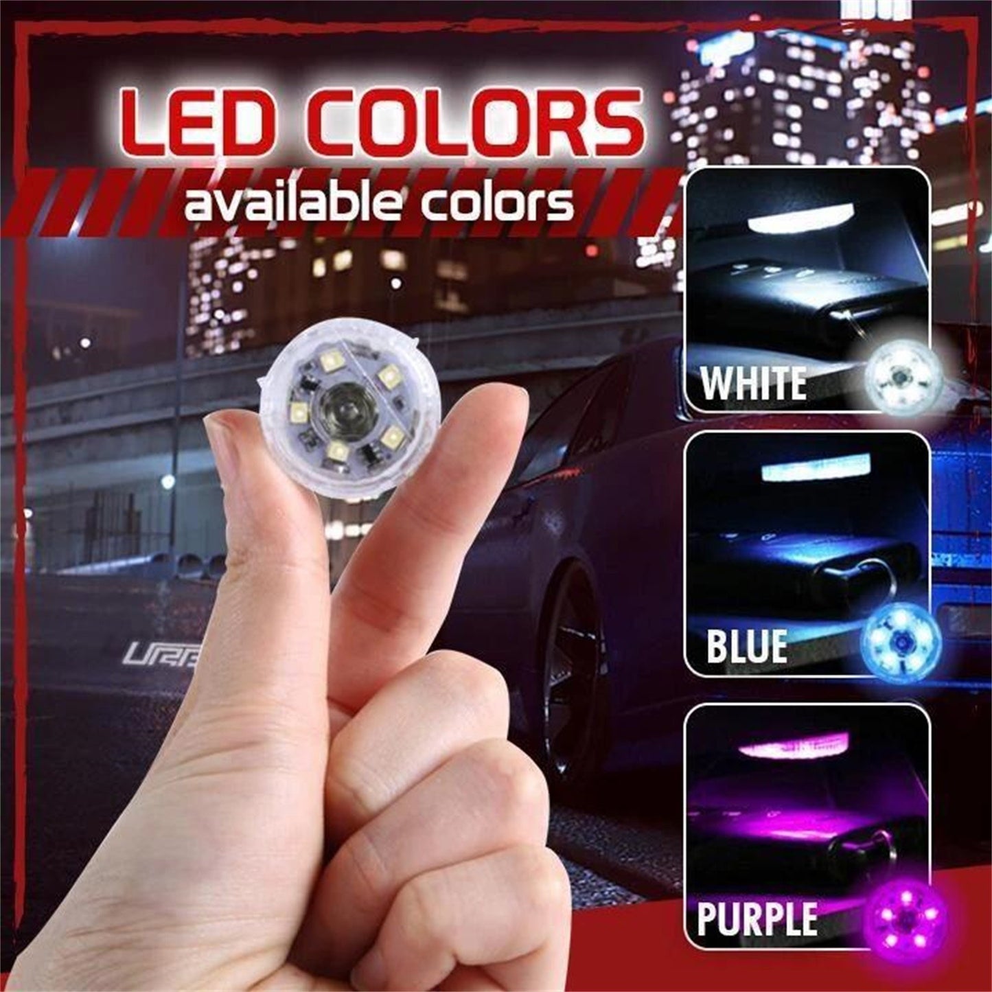 Éclairage intérieur de voiture, lumière d'ambiance tactile