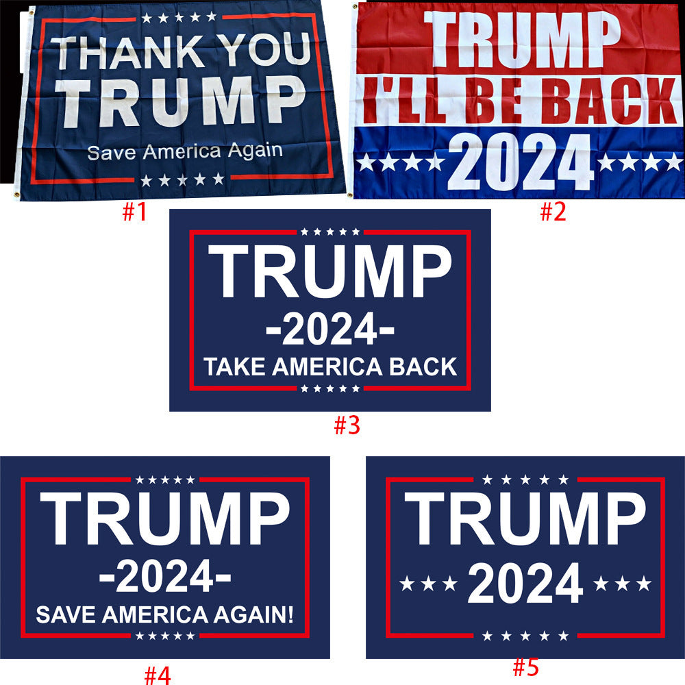 Drapeau électoral Trump 90 150cm drapeau de campagne Trump Trump2024 drapeau Trump