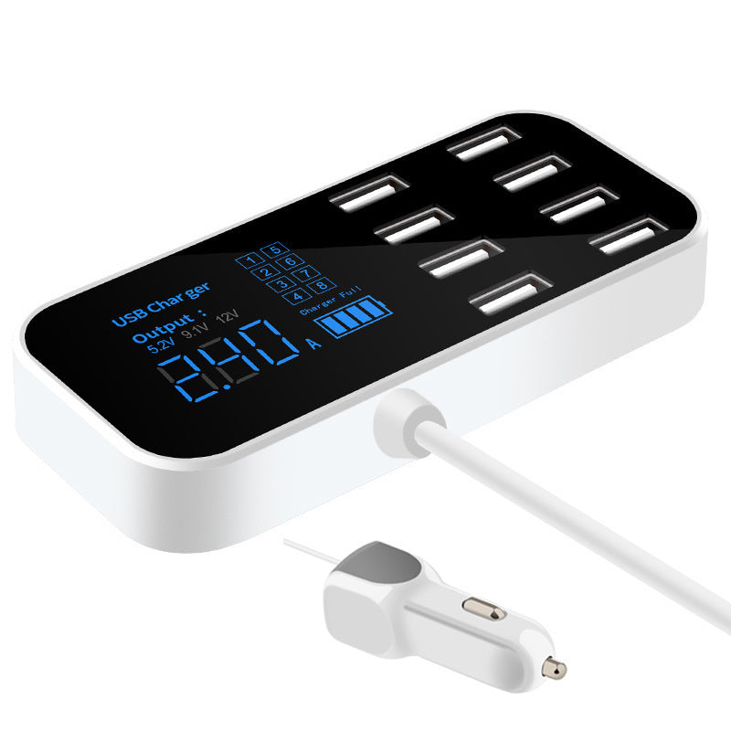 8A Multi Port Car Function Cigarette Lighter Car Charger Thin 40wqctype-c Fast Charging Manufacturer