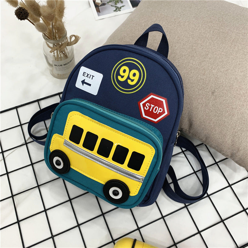 Heopono Sac à dos d'école durable pour petits enfants, petits garçons et filles, dessin animé mignon, mini sac à dos amusant pour la rentrée scolaire pour enfants