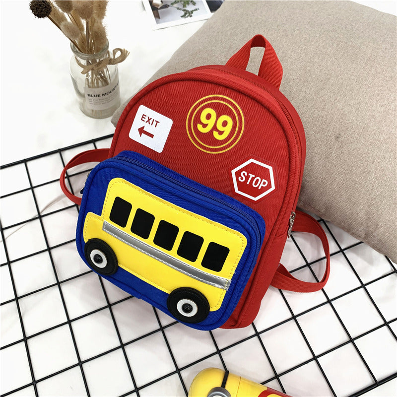 Heopono Sac à dos d'école durable pour petits enfants, petits garçons et filles, dessin animé mignon, mini sac à dos amusant pour la rentrée scolaire pour enfants