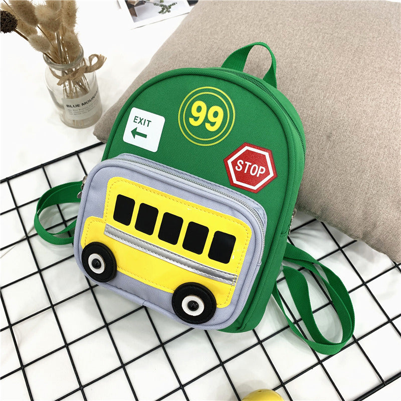 Heopono Sac à dos d'école durable pour petits enfants, petits garçons et filles, dessin animé mignon, mini sac à dos amusant pour la rentrée scolaire pour enfants