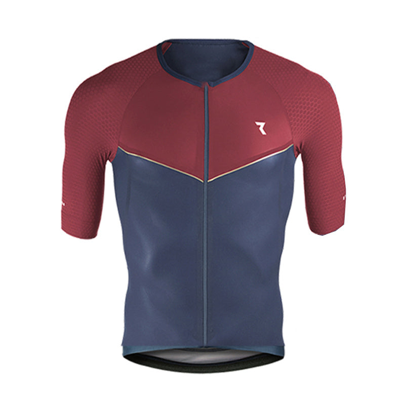 Maillot de cyclisme d'équipe professionnelle, noir, manches courtes, pour hommes, maillot de cyclisme d'été, respirant