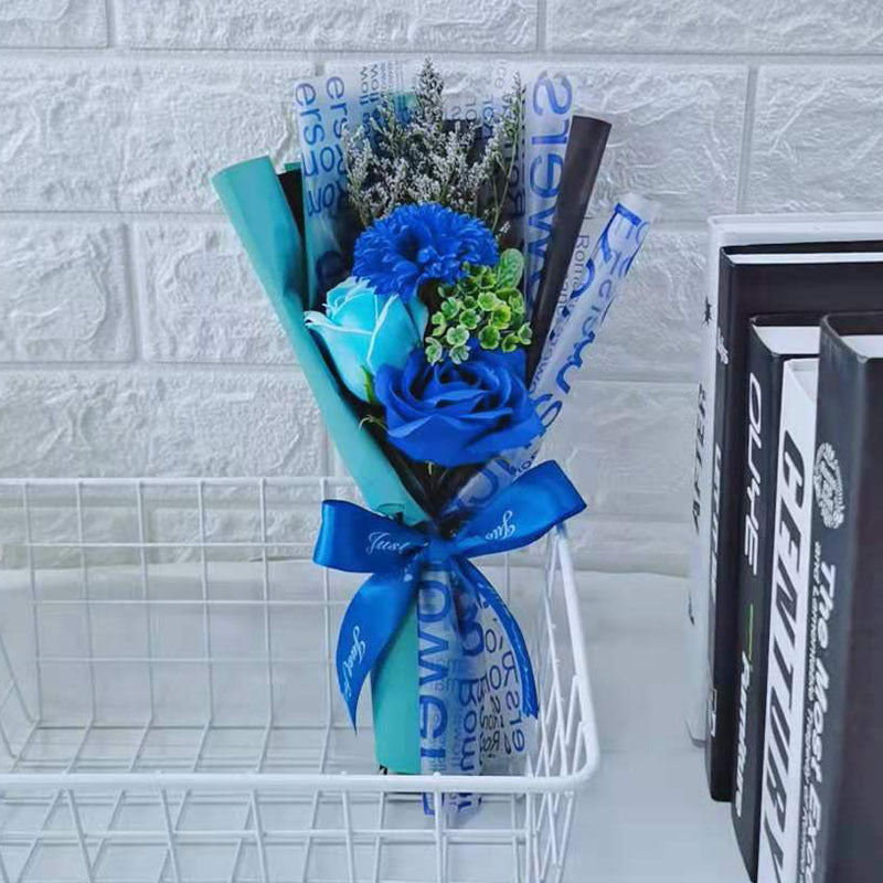 Bouquet de roses œillets, cadeau créatif, cadeau de saint valentin