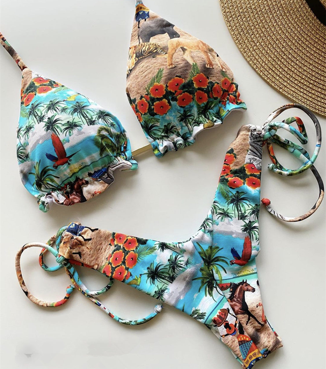 Traje de baño Floral Retro Trade Bikini Nuevo traje de baño sexy