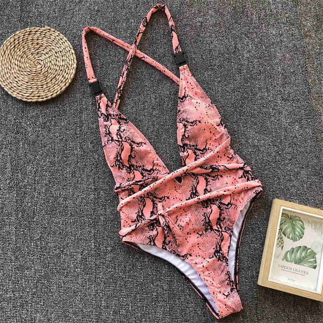 Maillot de bain une pièce sexy pour femmes, Monokini, maillot de bain de plage