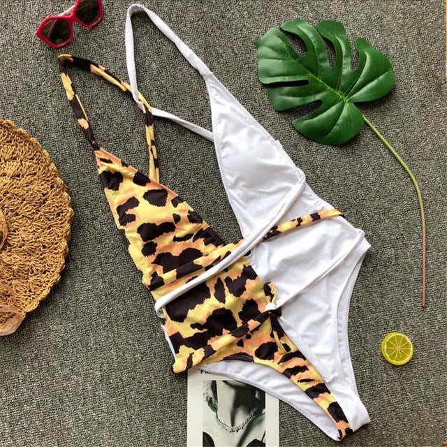 Maillot de bain une pièce sexy pour femmes, Monokini, maillot de bain de plage