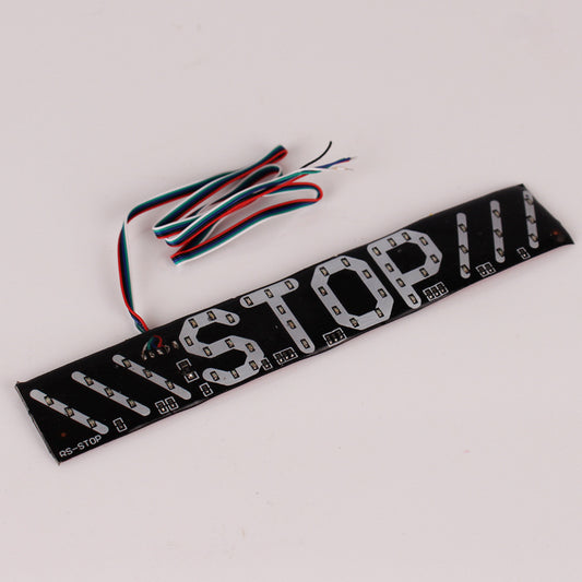 Luz trasera LED modificada WISP para motocicleta, luz de freno