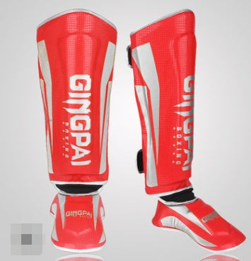 Muay Thai Leggings Sanda combat protège-tibia boxe épaissir équipement de combat cheville Taekwondo protège-jambes