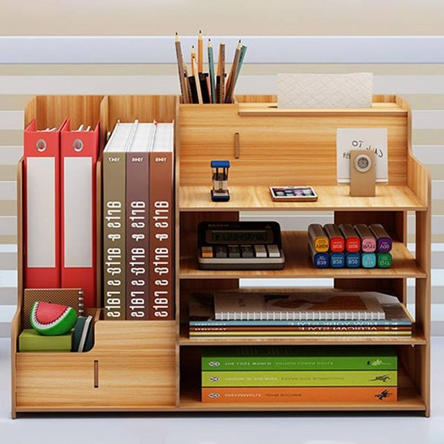 Bibliothèque de dortoir pour étudiants, rangement de papeterie, pompage de mouchoirs