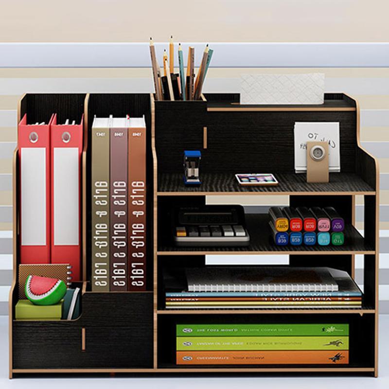 Bibliothèque de dortoir pour étudiants, rangement de papeterie, pompage de mouchoirs