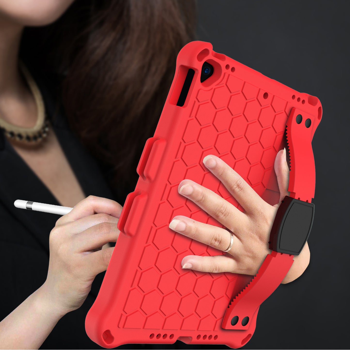 Compatible avec Apple, nouvelle coque EVA en nid d'abeille pour iPad 10.2