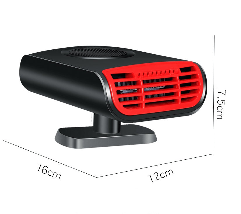 Defrosting and demisting of car heater