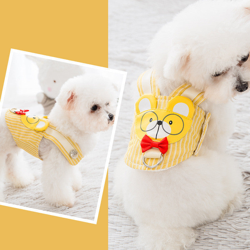 Ensemble de laisse de harnais pour chien mignon