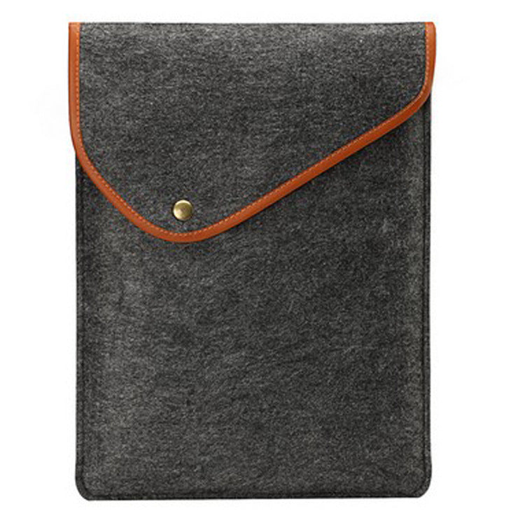 Bolso de fieltro plano para ordenador