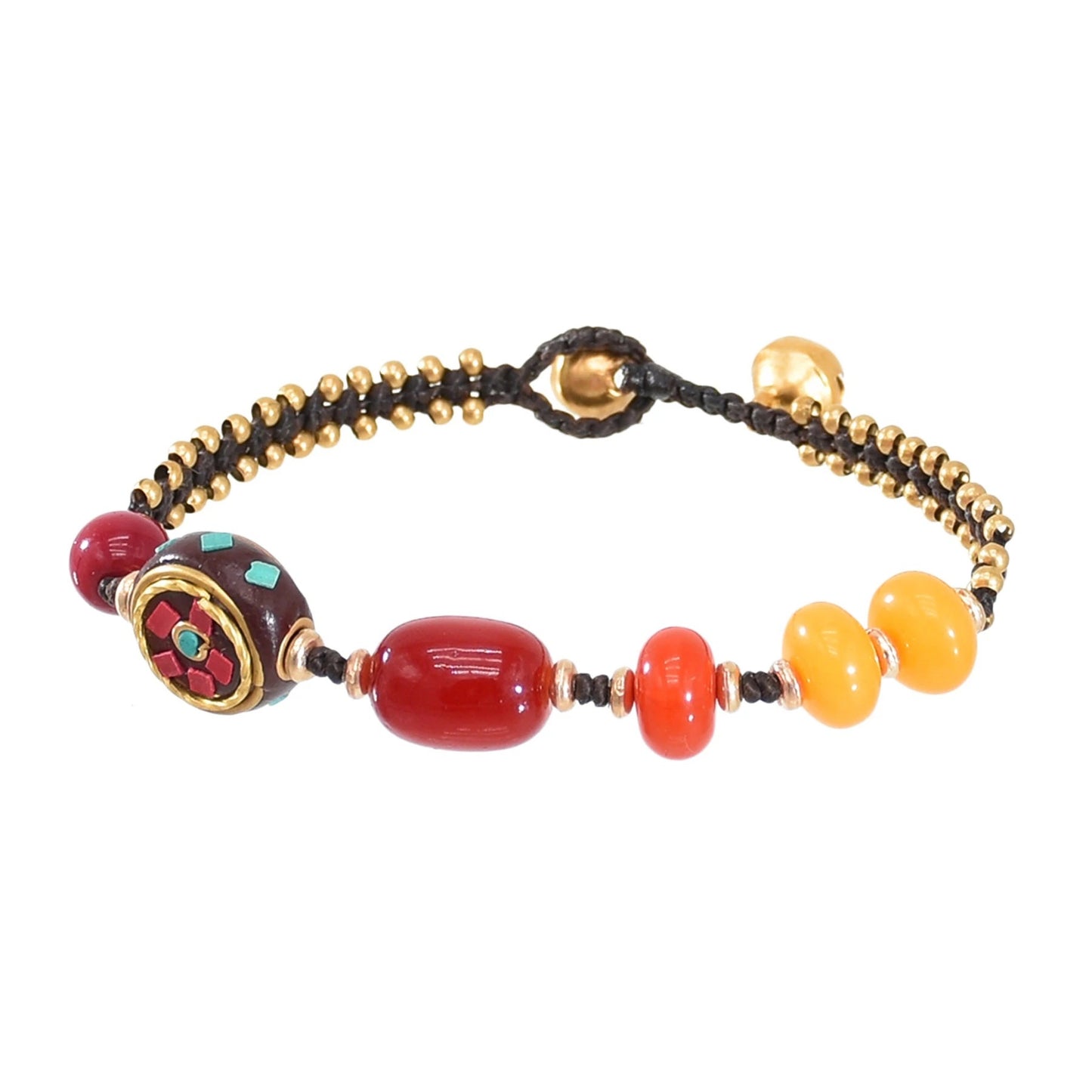 Bohemian Ethnic Style Hand-woven Bell Bracelet