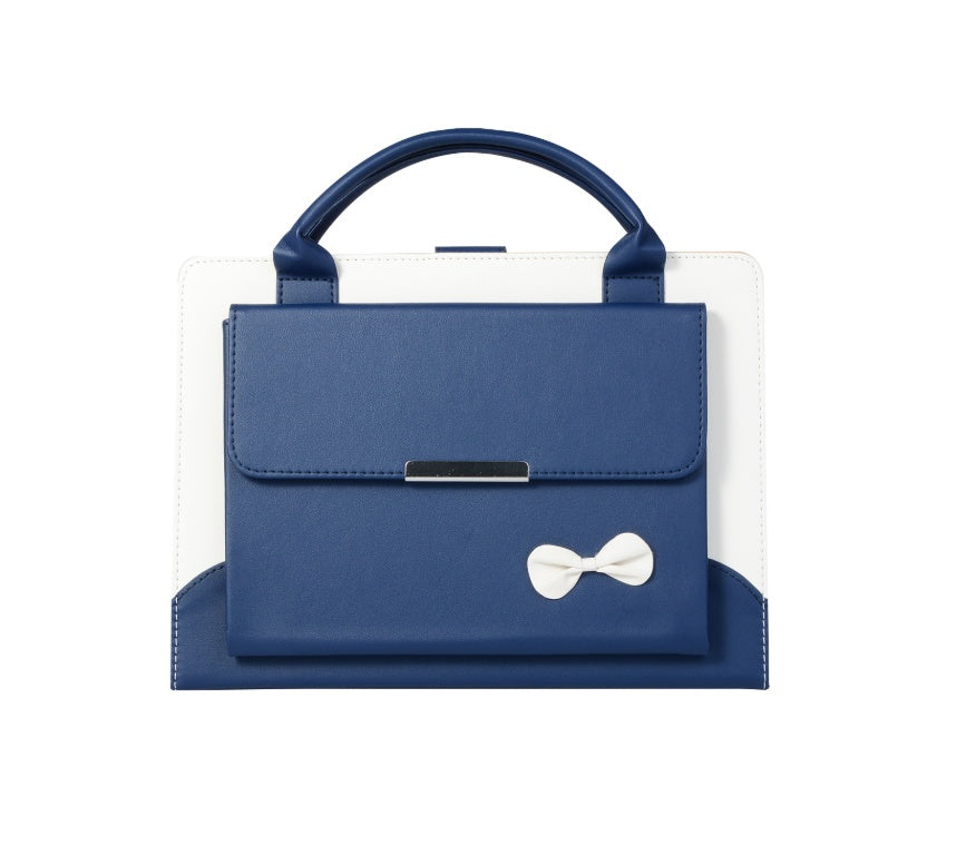 Compatible avec Apple, nouvelle housse de protection pour IPAD9.7, mini234, sac à main à nœud pro11, étui plat en cuir 10.5