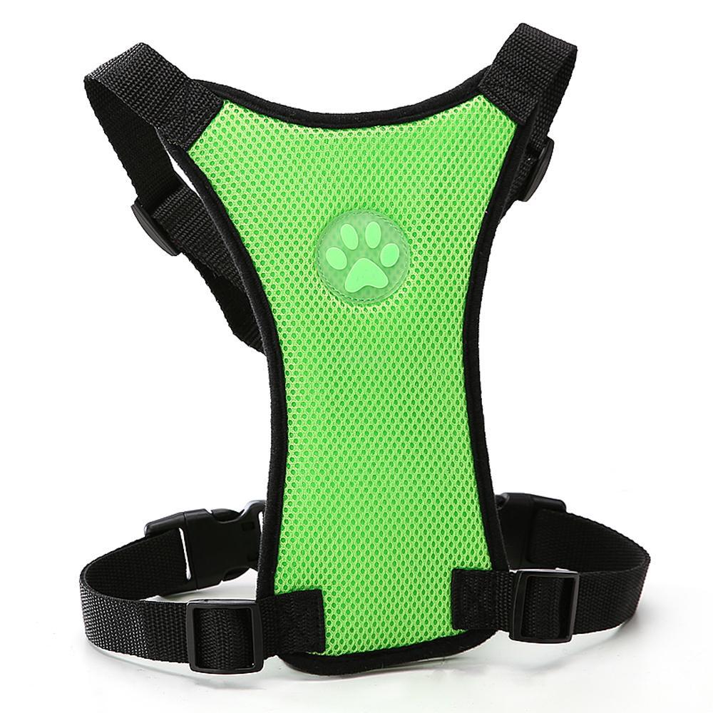 Fournitures pour chiens, sangles de poitrine en maille respirante, sécurité pour voiture, dos de poitrine
