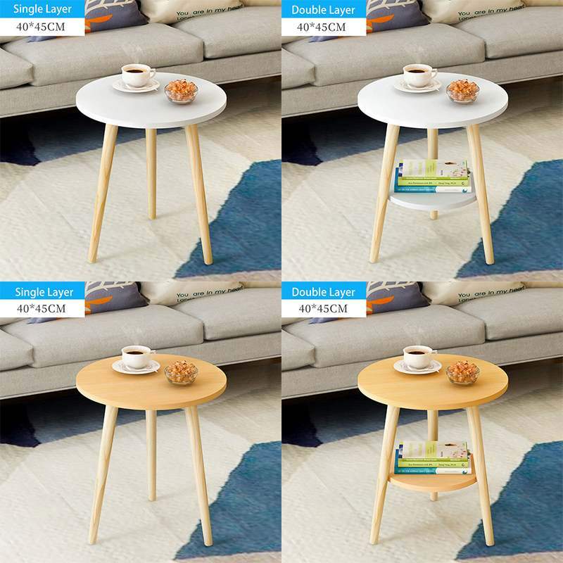 Petite table basse ronde de ménage