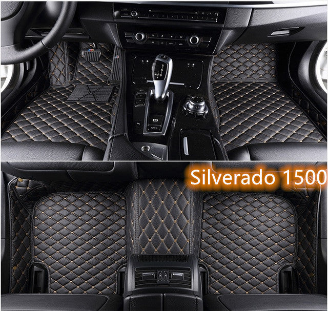 Alfombrilla de cuero para coche completamente rodeada, protección para todo tipo de clima