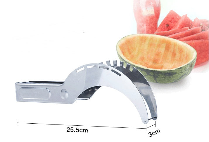 Coupe-pastèque en acier inoxydable pour pastèque Hami Melon Pitaya Pawpaw