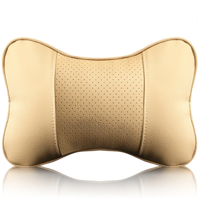 Nouvelle marque 2 pièces 3D oreillers de cou de voiture en cuir