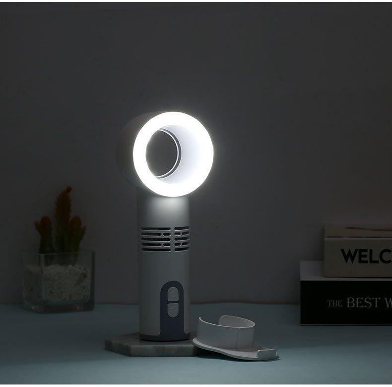 Mini refroidisseur rechargeable USB de ventilateur sans lame portatif avec indicateur LED