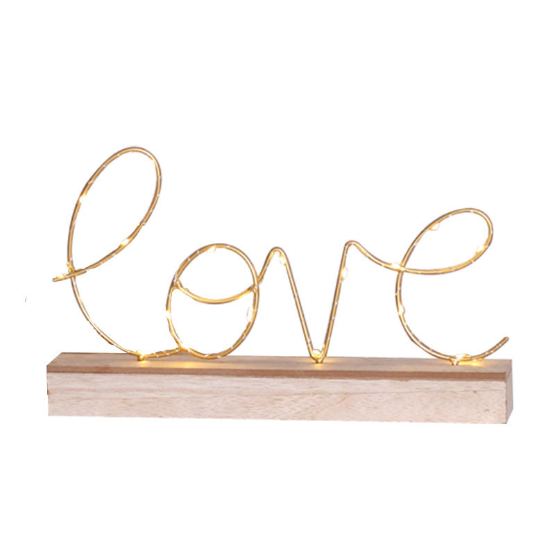 Leuchtschrift Amor a casa