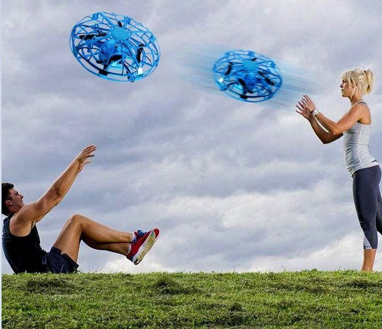 Hélicoptère volant Mini Drone UFO RC Drone induction infrarouge