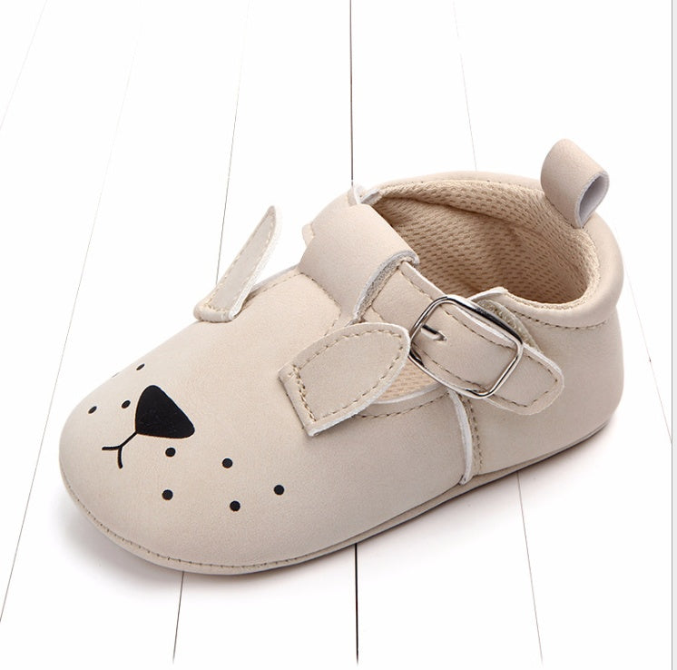 Primavera y otoño zapatos de bebé de animales de dibujos animados de cuero mate antideslizante zapatos de bebé de fondo suave al por mayor 0884 