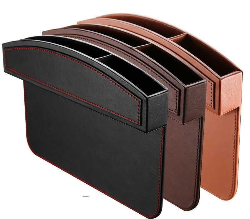 Car seat slot leak proof mobile phone storage box