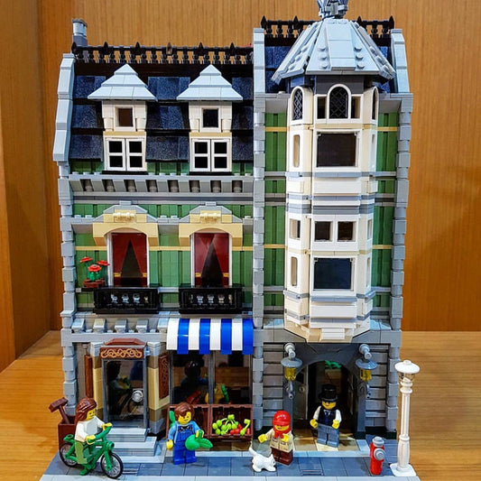 Jouets de blocs de construction assemblés