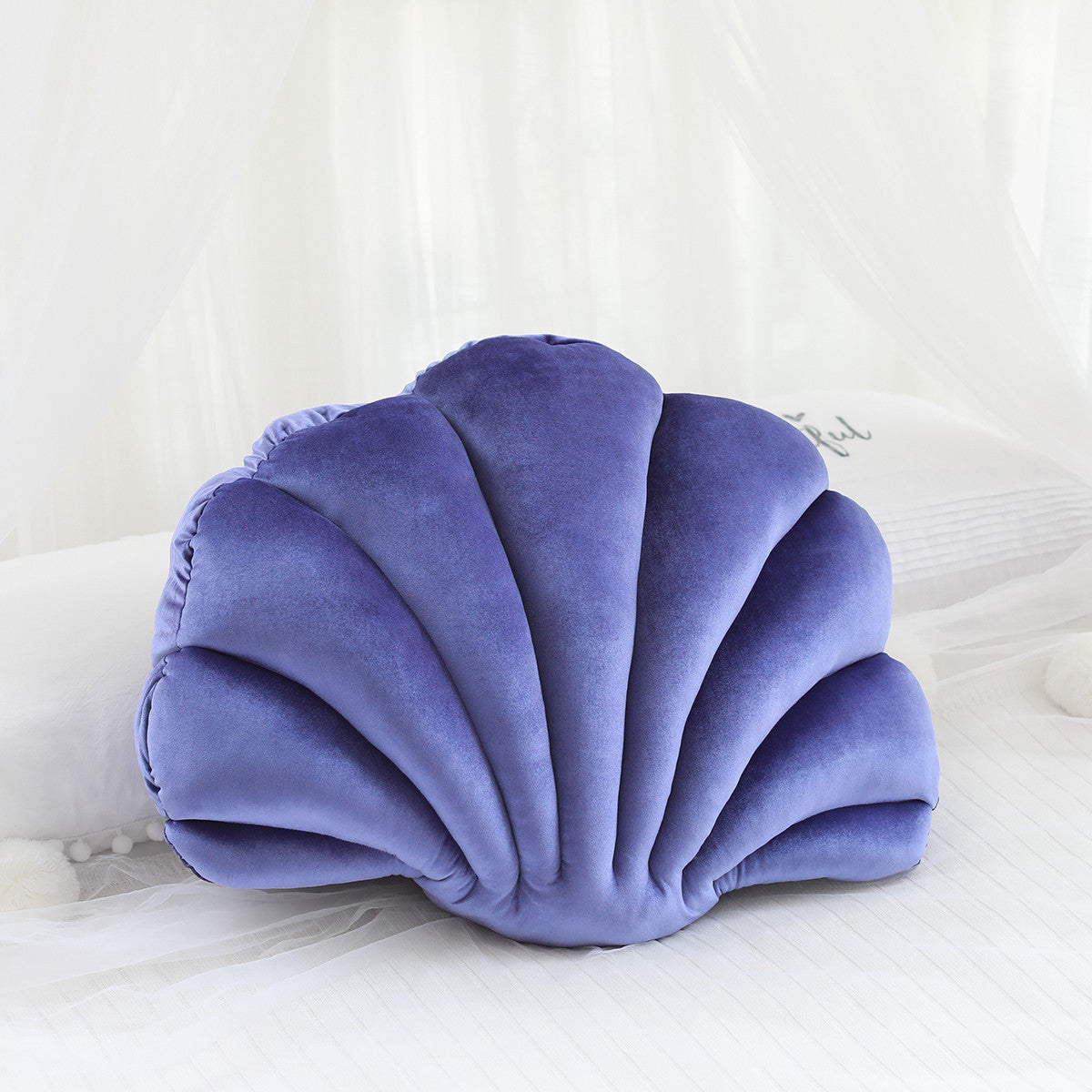 Almohada de concha de simulación, cojín, almohada para siesta de muñeca