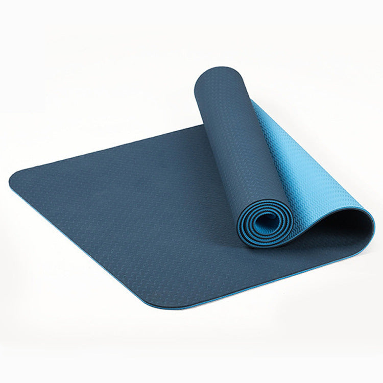Tapis de Yoga épais 8mm, tapis de Yoga allongé bicolore 18361 épais 8mm
