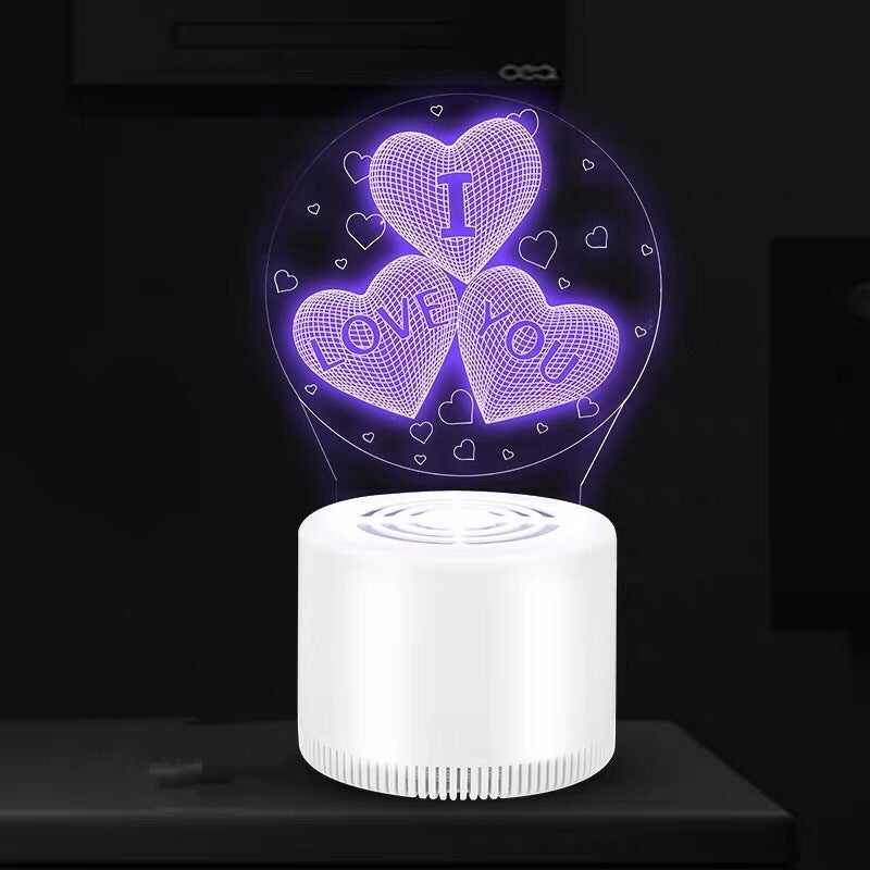 Tueur de moustiques 3D créatif, silencieux, USB, pour la maison