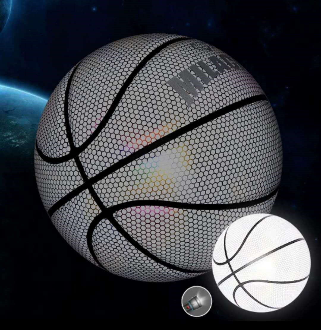 Baloncesto fluorescente brillante